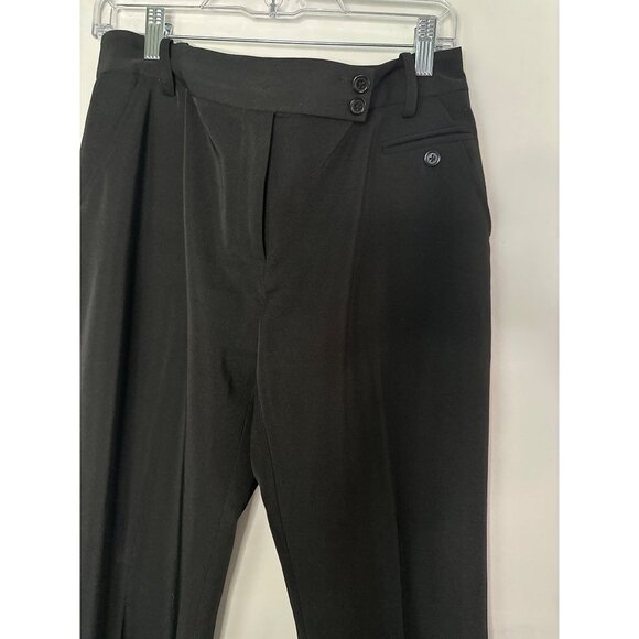 MKM Designs Women’s Black Slacks Trousers Size 7/8 Academia Office Workwear - Picture 4 of 11